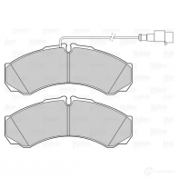 Тормозные колодки дисковые, комплект VALEO A1 HNJ Iveco Daily 4 Грузовик 50C18 176 л.с. 2006 – 2011 302291