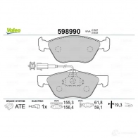 Тормозные колодки дисковые, комплект VALEO 233367 15OIR U 598990 3276425989900 - Изображение 2