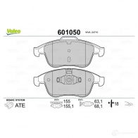 Тормозные колодки дисковые, комплект VALEO M011I J 3276426010504 1206089886 601050 - Изображение 2