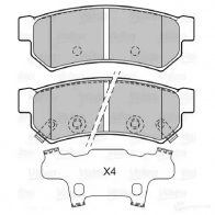 Тормозные колодки дисковые, комплект VALEO Daewoo 601477 3276426014779 1 YI7E
