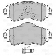 Тормозные колодки дисковые, комплект VALEO 3276426012935 VL 5G7 601293 233600