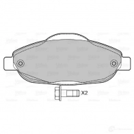 Тормозные колодки дисковые, комплект VALEO 3276425989276 IK STI87 598927 233340 - Изображение 8
