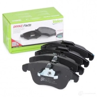 Тормозные колодки дисковые, комплект VALEO 233298 GO DS58 598879 3276425988798 - Изображение 2