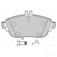 Тормозные колодки дисковые, комплект VALEO 3276426015035 FM G3K 1206093100 601503