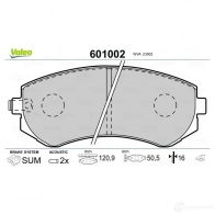 Тормозные колодки дисковые, комплект VALEO QV XSA8A 233497 601002 3276426010023 - Изображение 2