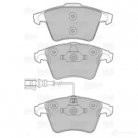Тормозные колодки дисковые, комплект VALEO 54YCK3 598651 233104 237 46 - Изображение 6