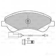 Тормозные колодки дисковые, комплект VALEO 2981 8 598818 Ford Transit 7 (FM) Грузовик 2.2 TDCi 125 л.с. 2011 – 2014 YDU5QU