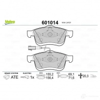 Тормозные колодки дисковые, комплект VALEO 3276426010146 6 NND7D5 601014 233509 - Изображение 2