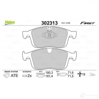 Тормозные колодки дисковые, комплект VALEO 1437875275 302313 XO 6Y1B - Изображение 2