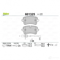 Тормозные колодки дисковые, комплект VALEO 3276426013253 233628 601325 OTJIG T - Изображение 2