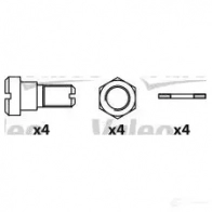 Тормозные колодки, комплект VALEO 297 06 230093 541652 9KXDNRM - Изображение 2