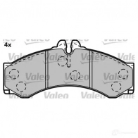 Тормозные колодки, комплект VALEO 230104 290 76 2VZQ93 541664 - Изображение 2