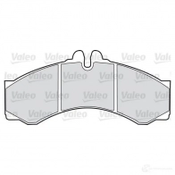 Тормозные колодки, комплект VALEO 230104 290 76 2VZQ93 541664 - Изображение 4