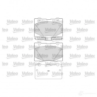 Тормозные колодки дисковые, комплект VALEO 1437876317 601669 LO E5F