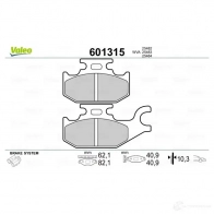 Тормозные колодки дисковые, комплект VALEO 3276426013154 233618 601315 4C6XE4 X - Изображение 2