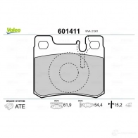 Тормозные колодки дисковые, комплект VALEO 9ZZH U 1206092476 3276426014113 601411 - Изображение 2