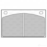 Тормозные колодки дисковые, комплект VALEO Volvo 598337 9O2QP 20 152