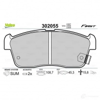 Тормозные колодки дисковые, комплект VALEO 302055 3276423020551 6 VWYP1Q 1205902526 - Изображение 2