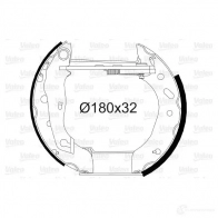 Тормозные колодки VALEO 554718 Ford Fiesta 4 (DX, JA, JB) Хэтчбек 1.0 i 52 л.с. 1997 – 1999 6PNR9 K20 2