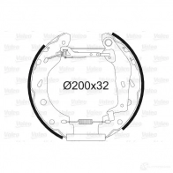 Тормозные колодки VALEO K 292 T1W6C 554787 Smart Fortwo (451) 2 Кабриолет