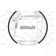 Тормозные колодки VALEO 49B4W K3 22 554840 Opel Corsa (C) 3 Хэтчбек 1.3 CDTI (F08. F68) 70 л.с. 2003 – 2009