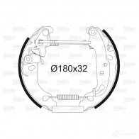 Тормозные колодки VALEO AHTLH8 Ford Fiesta 4 (DX, JA, JB) Хэтчбек 1.3 i 60 л.с. 1995 – 2002 K30 7 554826