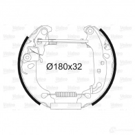 Тормозные колодки VALEO K3 28 554846 Ford Fiesta 4 (DX, JA, JB) Хэтчбек 1.2 5 i 16V 75 л.с. 1995 – 2002 ST7L6Q