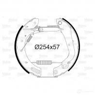 Тормозные колодки VALEO K2 73 ED0CW Ford Maverick 1 (ML) Внедорожник 2.7 TD 125 л.с. 1996 – 1998 554809