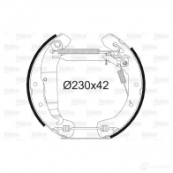 Тормозные колодки VALEO 554844 Opel Vectra (B) 2 Седан 1.6 i (F19) 75 л.с. 1995 – 2002 G5N0I K 326