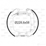 Тормозные колодки VALEO Ford Tourneo Connect 1 (C170) Минивэн 1.8 TDCi /TDDi /DI 75 л.с. 2002 – 2013 K3 10 554830 EZDG01I