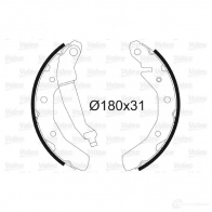 Тормозные колодки VALEO Daewoo 3276425626515 FF O9CX0 562651