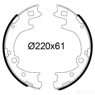Тормозные колодки VALEO Hyundai H1 Starex (A1) 1 Минивэн 2.5 TD 4WD 101 л.с. 2001 – 2004 564305 83E 8MU