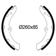Тормозные колодки VALEO 1438008689 8I 8MW 564303