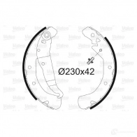 Тормозные колодки VALEO 562640 3276425626409 Opel Astra (F) 1 Универсал 1.4 (F08. C05) 82 л.с. 1992 – 1998 PV4HG M