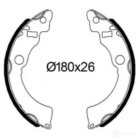 Тормозные колодки VALEO B5 772 Suzuki Swift 564264