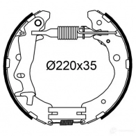 Тормозные колодки VALEO Honda CR-V 1 (RD) Кроссовер 2.0 16V 4WD (RD1. RD3) 128 л.с. 1995 – 2001 554982 0VAW BCU