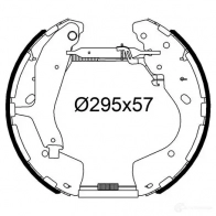 Тормозные колодки VALEO Ford Ranger 6 (T6, TKE) Пикап 3.2 TDCi 4x4 200 л.с. 2011 – 2025 554915 SEKA IFT