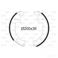 Тормозные колодки VALEO 67 5G9GO 231122 562763 3276425627635