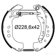 Тормозные колодки VALEO Renault Twingo (BCM) 3 Хэтчбек 554951 M I8X8