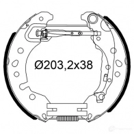 Тормозные колодки VALEO Smart Forfour 554988 1ID 45