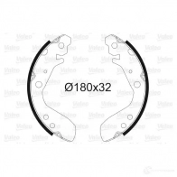 Барабанные тормозные колодки, комплект VALEO 3276425640887 MVE PSI9 Honda Fit 2 (GD, GE) Хэтчбек 1.2 i-DSI (GD5, GE2) 78 л.с. 2002 – 2007 564088