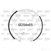 Барабанные тормозные колодки, комплект VALEO 0V 11WC 564236 1438523296