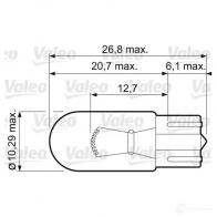 Лампа накаливания VALEO WY5W 214978 3 2213 032213 - Изображение 7