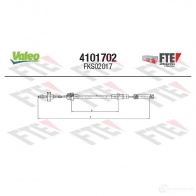 Трос сцепления VALEO 4101702 1437871204 0UVLX 32