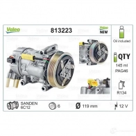 Компрессор кондиционера VALEO 813223 Q2X 50 3276428132235 240175 - Изображение 5