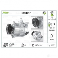 Компрессор кондиционера VALEO 18N UV 234931 699857 3276426998574 - Изображение 2