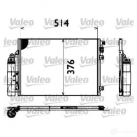 Радиатор кондиционера VALEO Renault Kangoo (KC) 1 Минивэн 1.6 16V 4x4 (KC0P. KC0S. KC0L) 95 л.с. 2001 – 2024 WFLEO3M CA12 46 817428