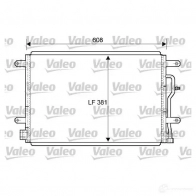 Радиатор кондиционера VALEO Audi A4 (B7) 3 Седан 3.0 Tdi Quattro 204 л.с. 2004 – 2008 3276428181905 818190 NS4J I