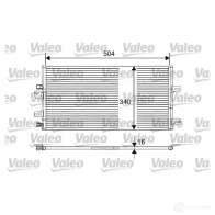 Радиатор кондиционера VALEO 817687 CA1 431 9NWZWCC Renault Kangoo (KC) 1 Минивэн 1.5 dCi 68 л.с. 2005 – 2024