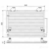 Радиатор кондиционера VALEO 3276428144573 U X5J2 814457 Toyota Hilux (AN10, 20, 30) 7 Пикап 2.5 D 4D 4WD (KUN25) 120 л.с. 2007 – 2025